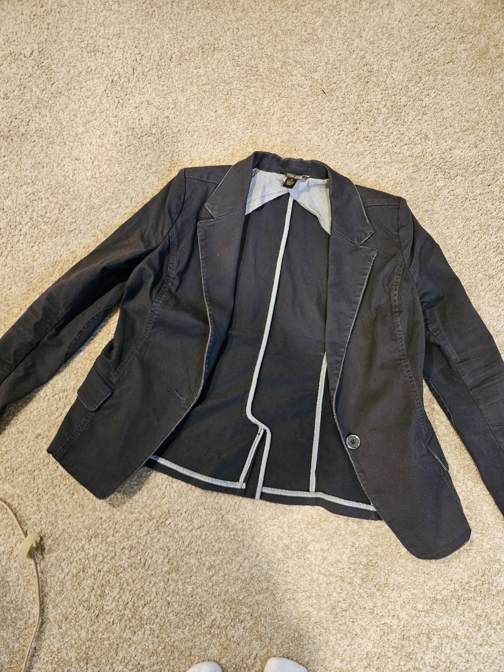 XS Peyton-Jensen Navy Women's Blazer